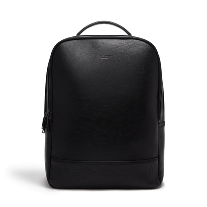 Acacia Unisex Vegan Laptop Backpack in Black-0