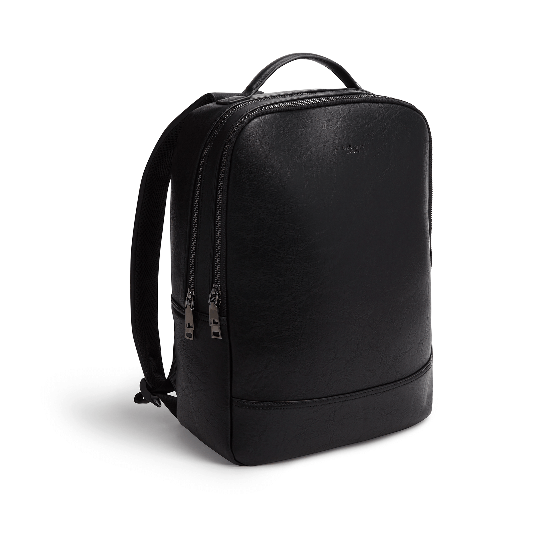 Acacia Unisex Vegan Laptop Backpack in Black-2