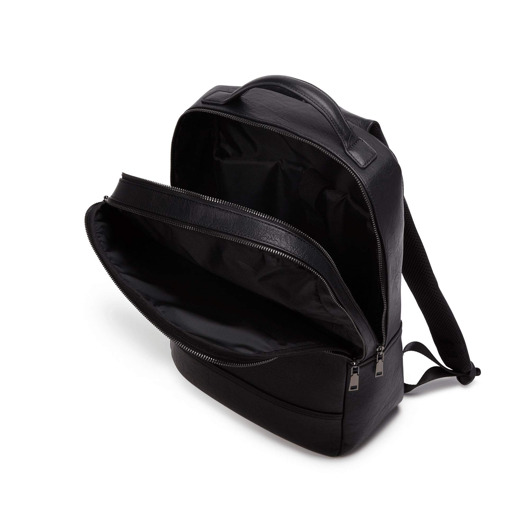 Acacia Unisex Vegan Laptop Backpack in Black-5