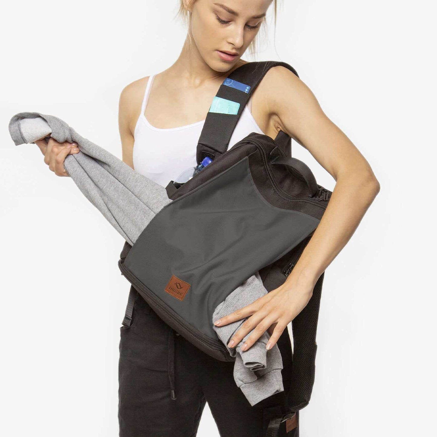 CITYC Laptop 2 in 1 Backpack Wet Road-9