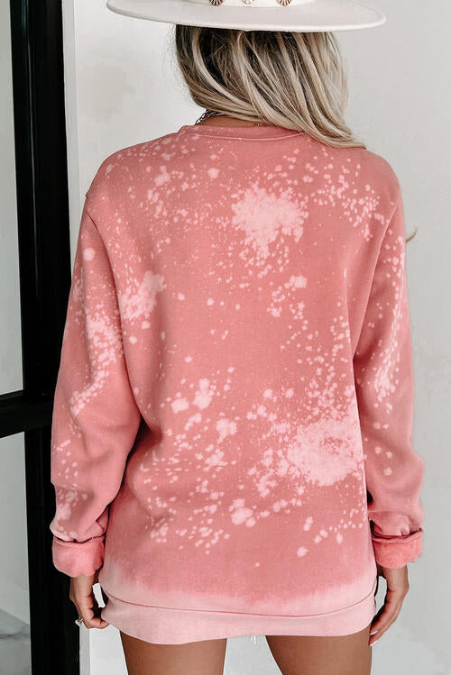 Pink Santa Glitter Sweatshirt