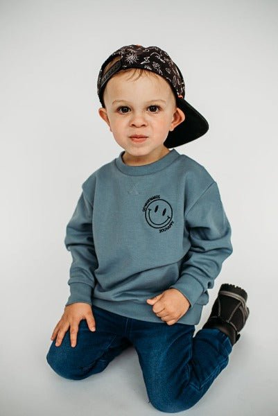 Smiley Face Crewneck Sweater Infant & Toddlers-0